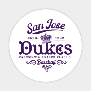 San Jose Dukes Baseball Magnet